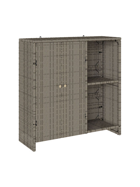 Double Door Wardrobe Plastic 100x36x102cm
