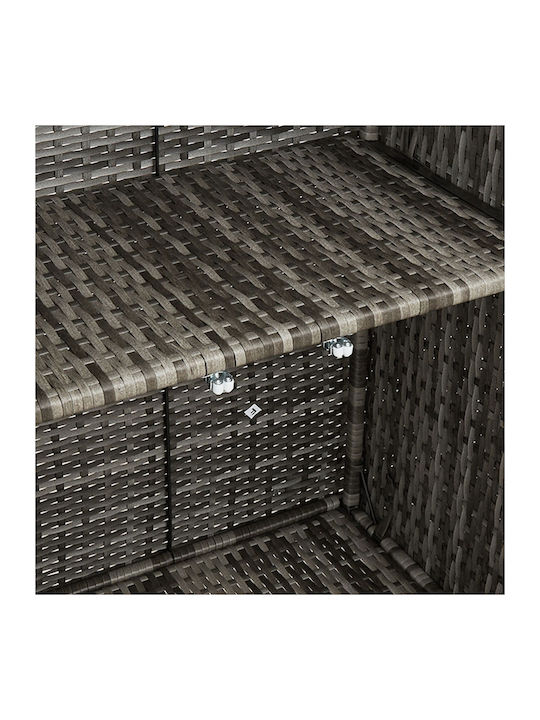 Double Door Wardrobe Plastic 100x36x102cm