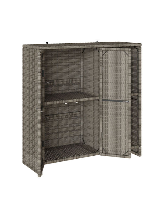Double Door Wardrobe Plastic 100x36x102cm