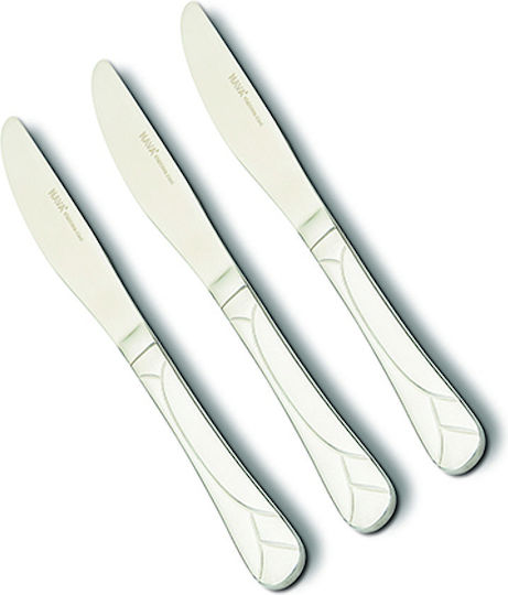Nava Acer Knives Food from Stainless Steel 20.7cm 3 Pieces