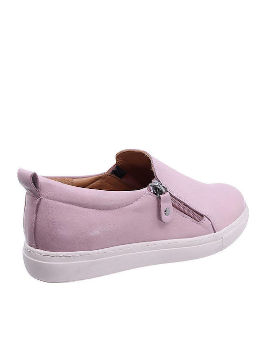Anatomici Slip-On-uri Pentru Femei De Piele Roz