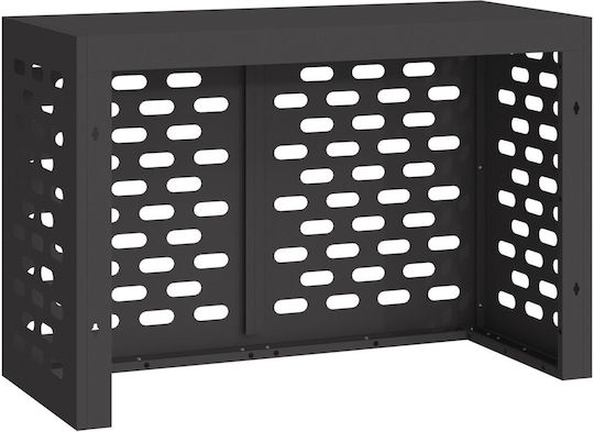 Vidaxl Κάλυμμα Κλιματιστικού Μαύρο 90x40x60 Εκ Χάλυβα Black