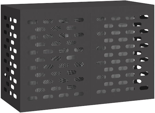 Vidaxl Κάλυμμα Κλιματιστικού Μαύρο 90x40x60 Εκ Χάλυβα Black