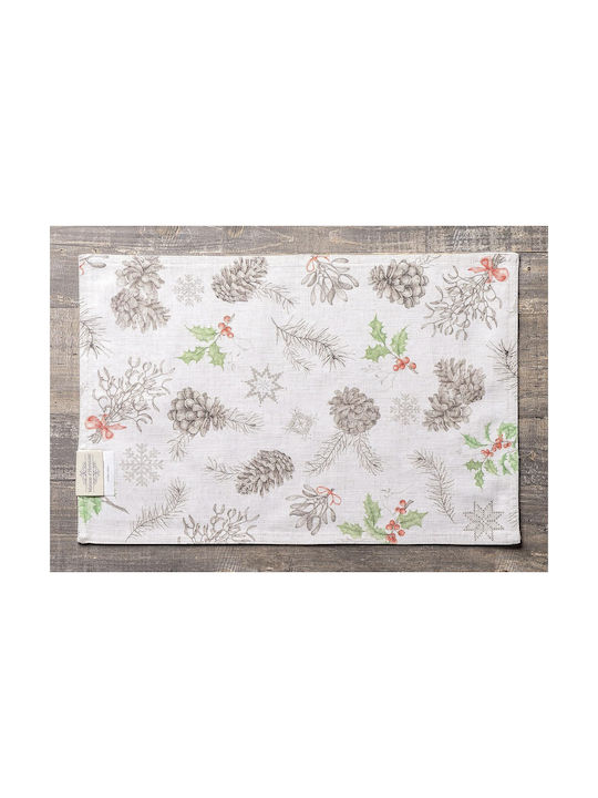 Maison D'hermine Christmas Σουπλά Καφέ 48x33cm 4τμχ