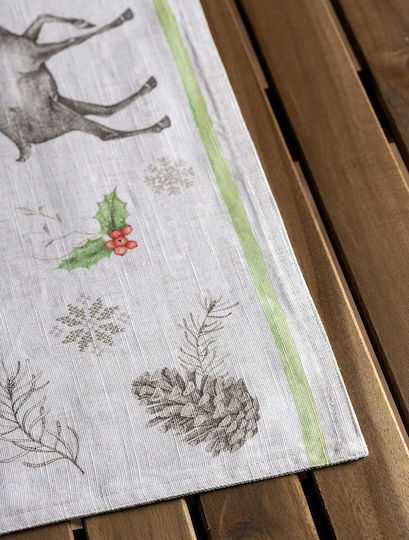 Placemats Maison D'hermine Christmas Brown 48x33cm 4pcs