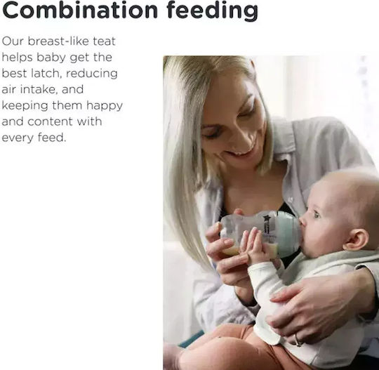 Tommee Tippee Πλαστικό Μπιμπερό Advanced Κατά των Κολικών με Θηλή Σιλικόνης για 0+ μηνών Μπλε 260ml 2τμχ