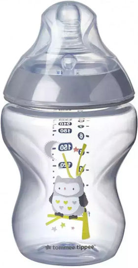 Tommee Tippee Πλαστικό Μπιμπερό Closer To Nature Κατά των Κολικών με Θηλή Σιλικόνης για 3+ μηνών 260ml