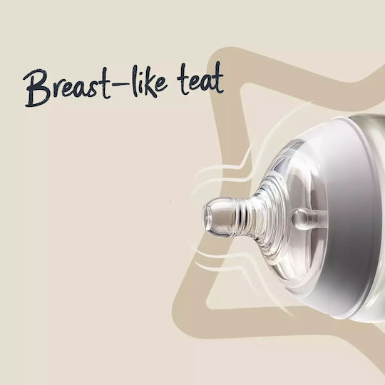 Tommee Tippee Σετ Πλαστικά Μπιμπερό Closer To Nature Κατά των Κολικών με Θηλή Σιλικόνης για 0+ μηνών 9τμχ