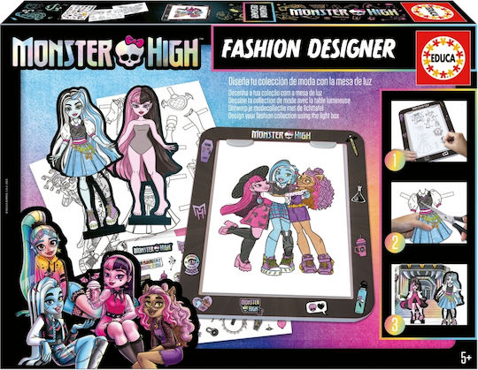Educa Monster High Fashion Designer Malset für Kinder ab 5 Jahren