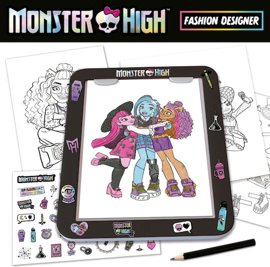 Educa Monster High Fashion Designer Malset für Kinder ab 5 Jahren