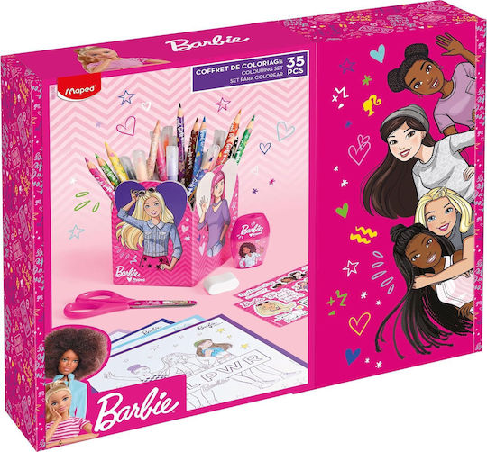 Maped Geschenkbox Barbie 35-teilig