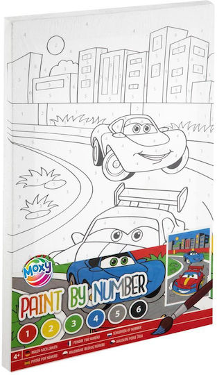 Grafix Καμβάς Ζωγραφικής Νούμερα Cars 30x20cm