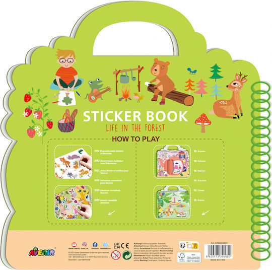 Avenir Sticker Album Life for Children 3+ years Years