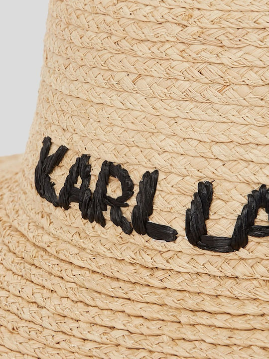 Karl Lagerfeld Fabric Women's Hat Beige
