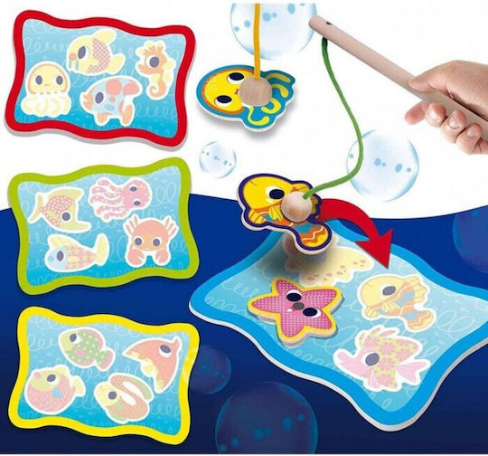Lisciani Giochi Fish Fun Montessori Educational Game Knowledge made of Wood for 3+ years Years Old