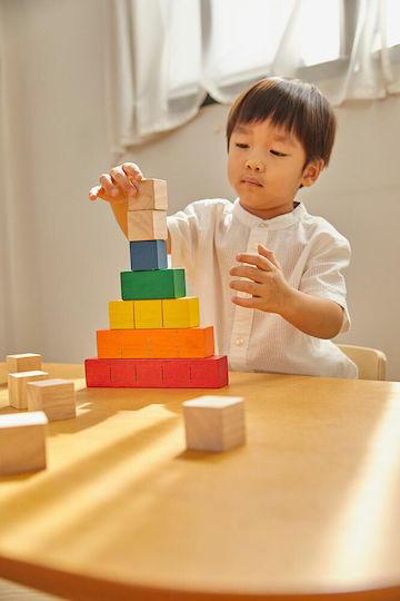 Plan Toys Κύβοι Για Μέτρημα Educational Game Knowledge made of Wood for 3+ years Years Old