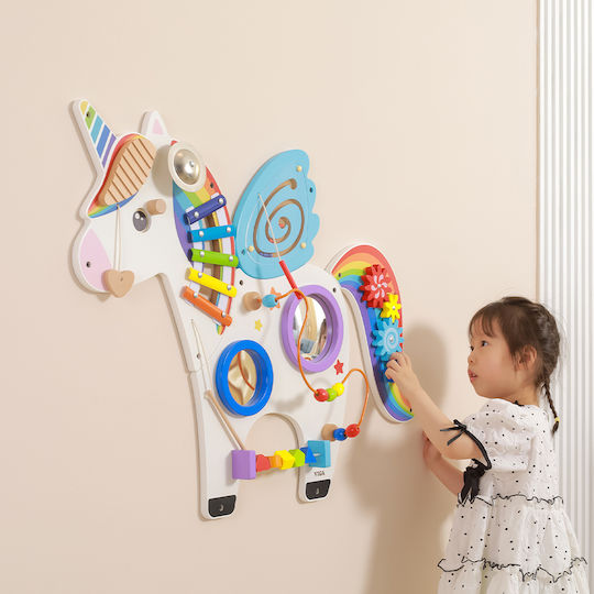 Viga Toys Manipulation Unirosette Montessori Joc Educațional de Cunoștințe din Lemn