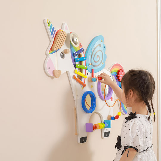 Viga Toys Manipulation Unirosette Montessori Joc Educațional de Cunoștințe din Lemn
