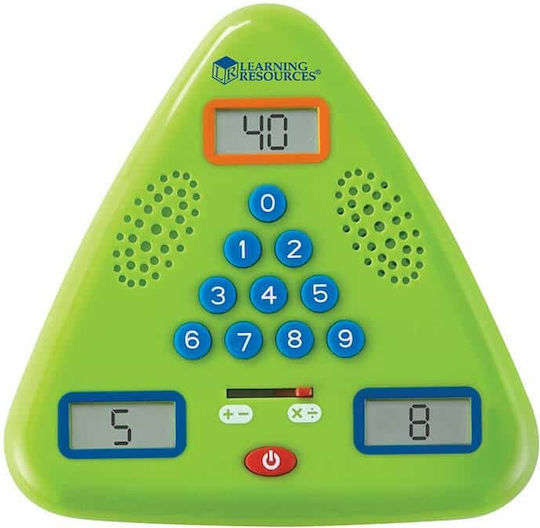 Learning Resources Minute Math Electronic Flash Card STEM Joc Educațional de Cunoștințe pentru 6+ ani Ani