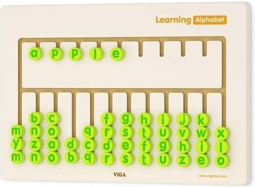 Viga Toys Educational Game Knowledge made of Wood