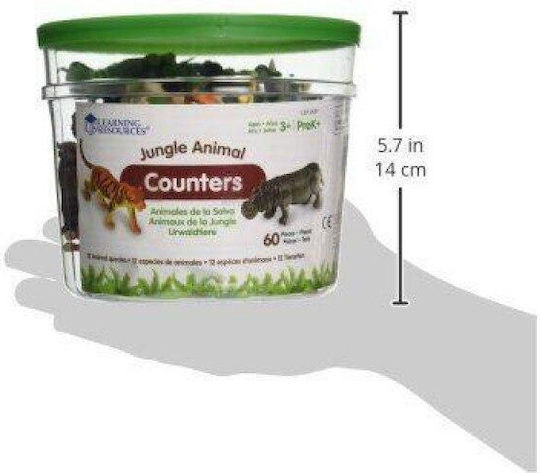 Learning Resources Jungle Animal Counters (set Of 60) Educational Game Knowledge for 3+ years Years Old