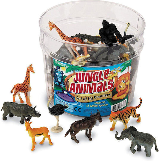 Learning Resources Jungle Animal Counters (set Of 60) Educational Game Knowledge for 3+ years Years Old