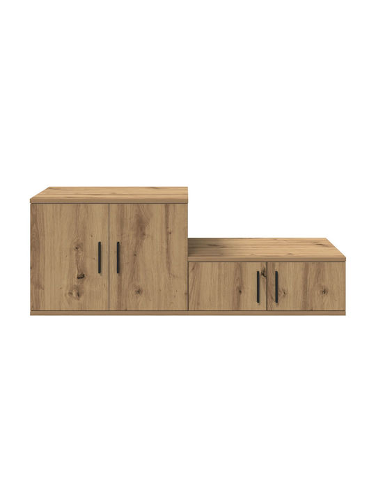 Cabinet Storage Wooden L127xW41xH40cm