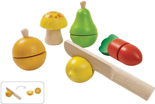 Plan Toys Φρούτα & Λαχανικά από Ξύλο για 2+ Ετών