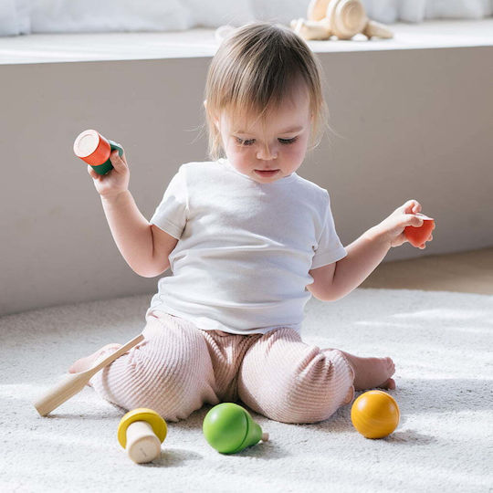 Plan Toys Φρούτα & Λαχανικά από Ξύλο για 2+ Ετών