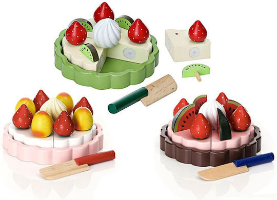 Magni Wooden Kiwi Cake with Strawberry