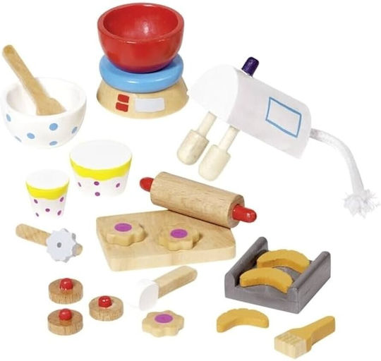 Goki Accessories Baking από Ξύλο για 3+ Ετών 22τμχ