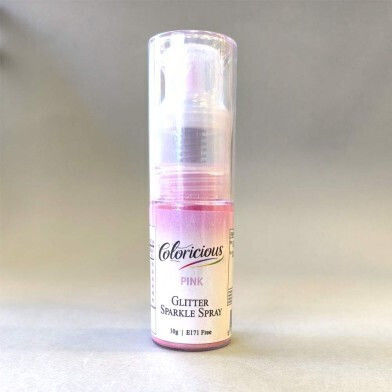 Ροζ Γκλίτερ Σπρέι 10g Coloricious