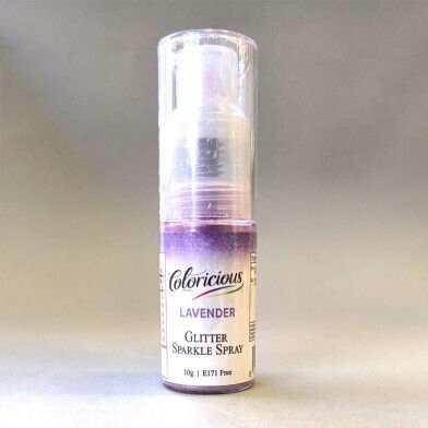 Lilac Purple Glitter Spray 10g Coloricious