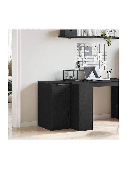 Kabinett Büro Black Oak 33x50x75cm