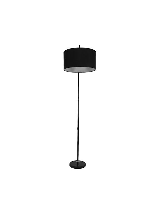 GloboStar Imperial Lampadar de Podea H172xL38cm cu Bază pentru Bec E27 Negru
