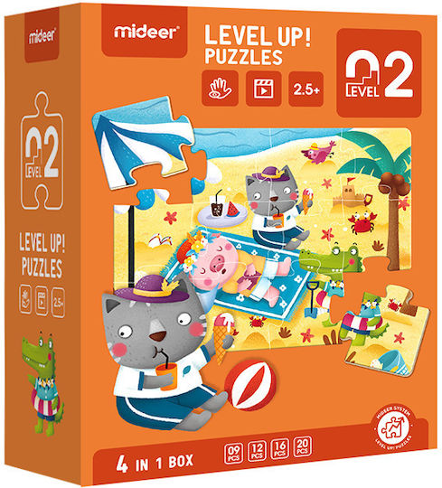 Puzzle pentru Copii Level 4 Εvolution pentru 4+ ani+ Ani 88buc MiDeer