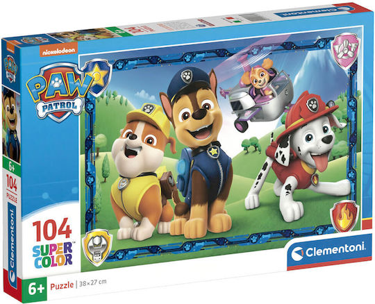 Παιδικό Puzzle Super Color Paw Patrol για 6+ Ετών 104pcs Clementoni
