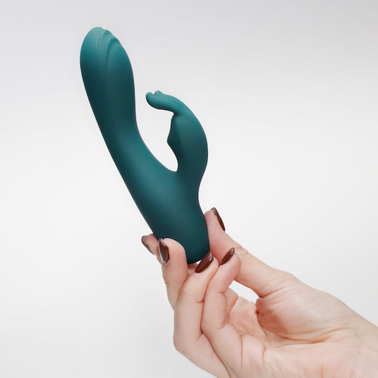 Crushious Mini Δονητής Rabbit 10cm Πράσινος