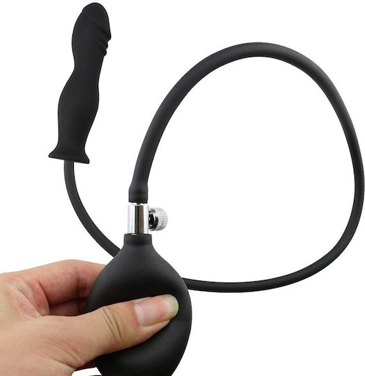 Erospace Πρωκτική Σφήνα Μαύρη 8cm
