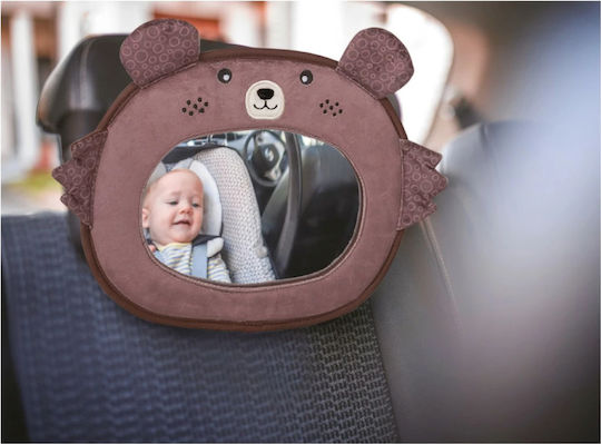 FreeOn Βρεφικός Καθρέπτης Αυτοκινήτου Καφέ Bear