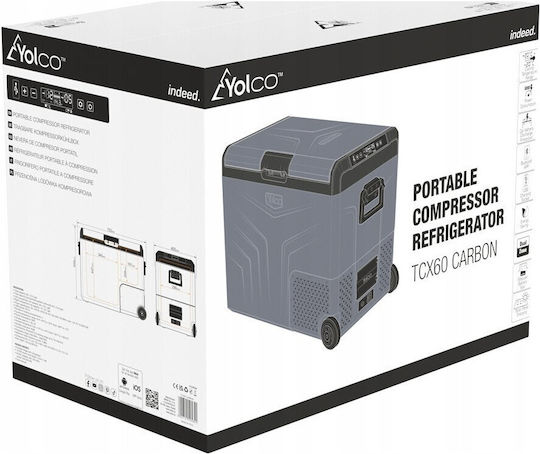Yolco TCX50 Φορητό Ψυγείο 52lt 100-240V Μαύρο