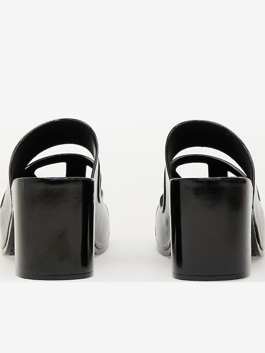Bonnie Mules with Heel in Black Color