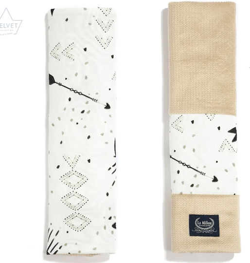 La Millou Beige Car Seat Belt Pad