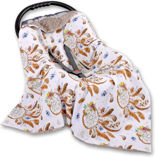 Bobono Baby Car Seat Liner White Dream Catchers