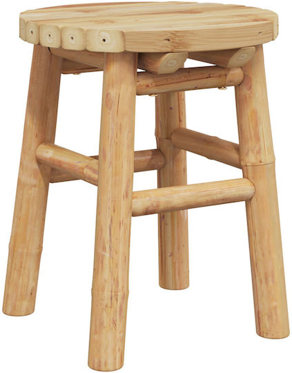 Garden Stool Outdoor Rattan Beige 30x30x36cm