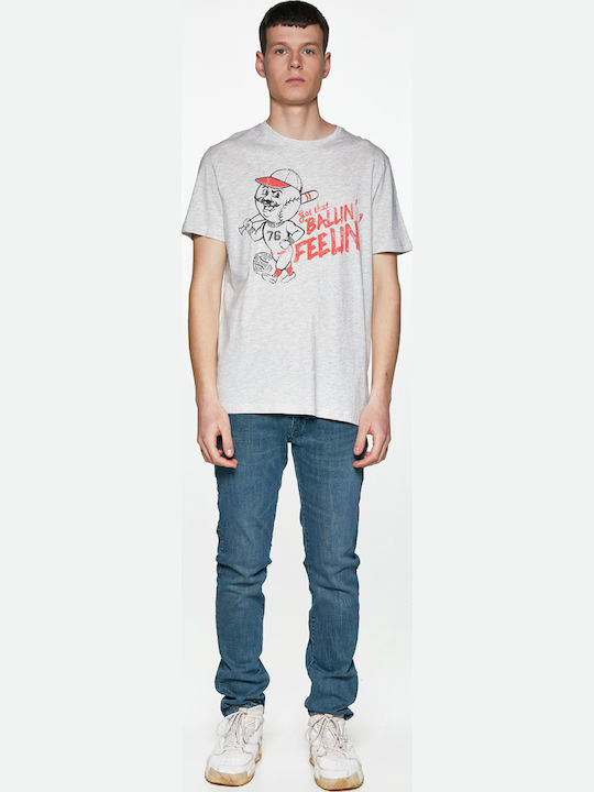 T-shirt Ecru Chine