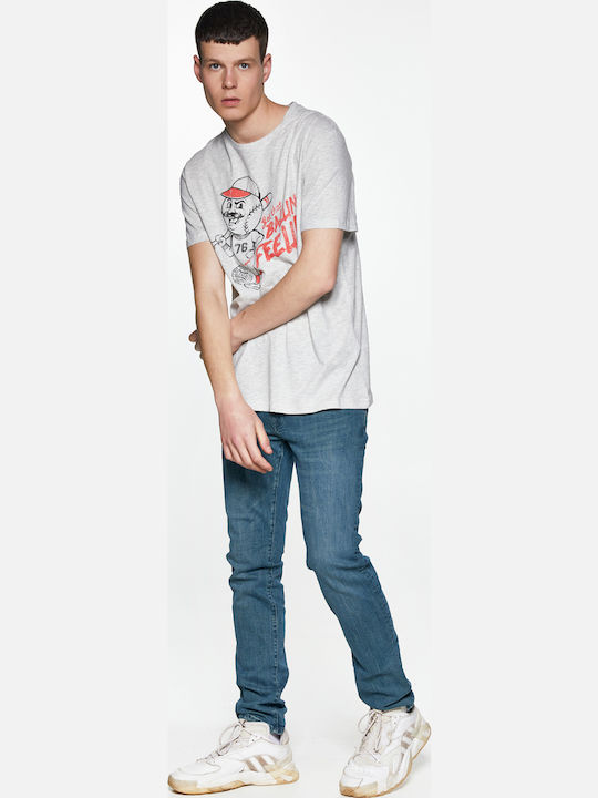 T-shirt Ecru Chine