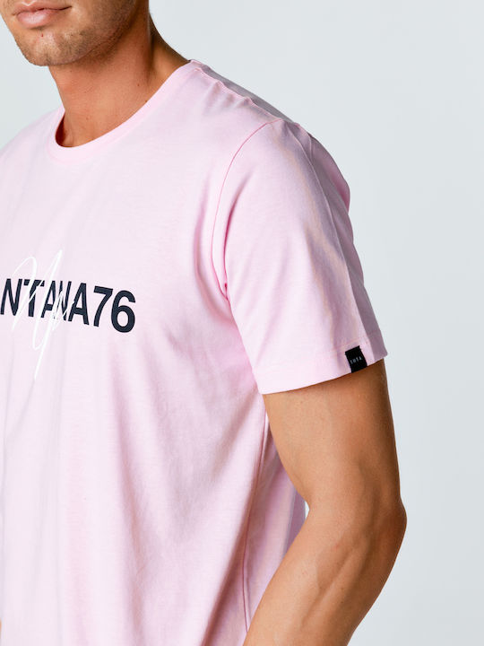 Τύπωμα 76 T-shirt Ροζ