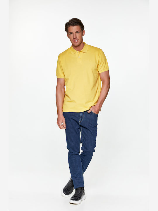 Polo Short Sleeve Blouse Yellow