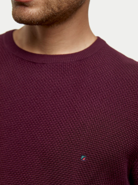 Pulover cu mânecă lungă Burgundy